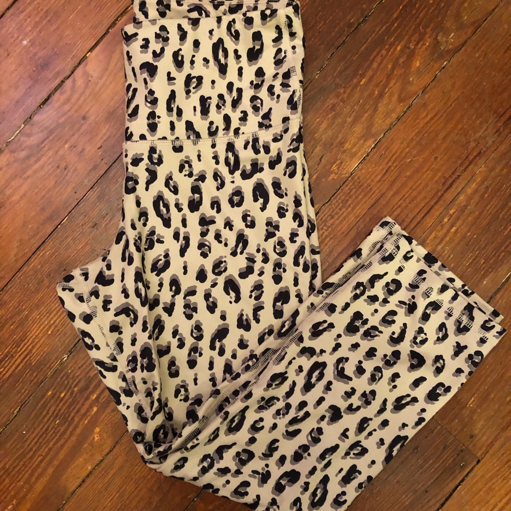 Animal Print Workout Capris